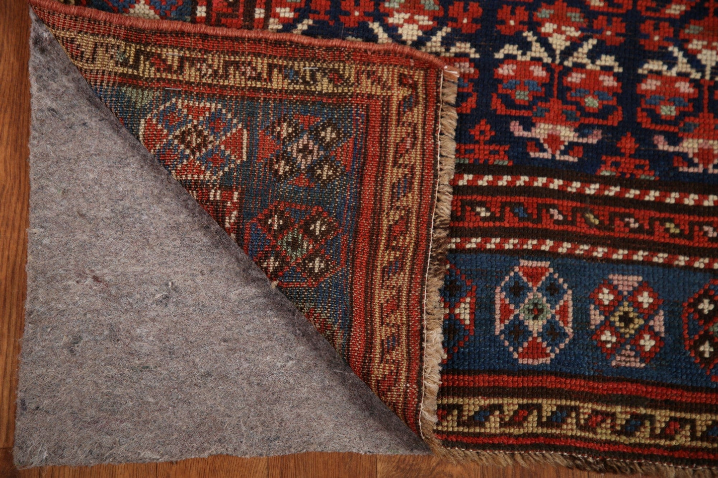 Pre-1900 Antique Vegetable Dye Karabakh Runner Rug 3x13