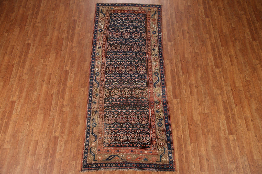 Pre-1900 Antique Vegetable Dye Malayer Persian Rug 4x9