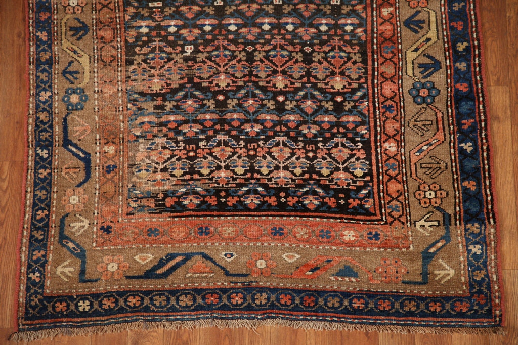 Pre-1900 Antique Vegetable Dye Malayer Persian Rug 4x9