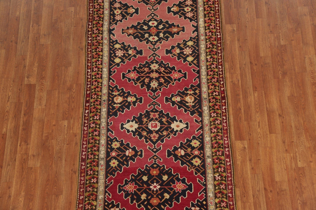 Pre-1900 Antique Vegetable Dye Shirvan Wool Area Rug 4x8