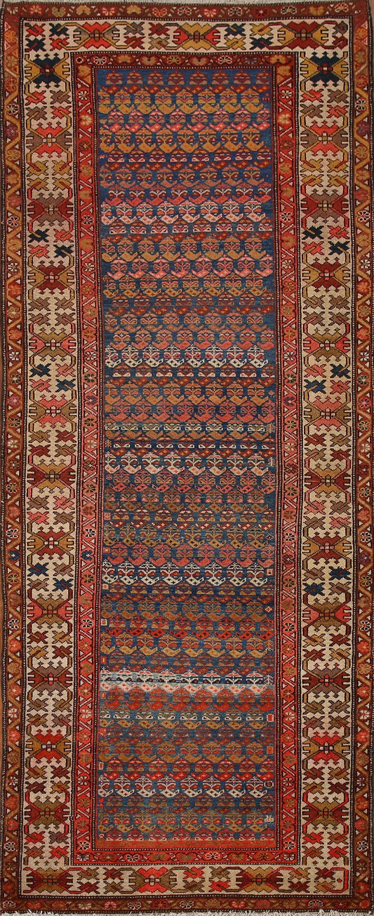 Pre-1900 Antique Vegetable Dye Malayer Persian Rug 3x9