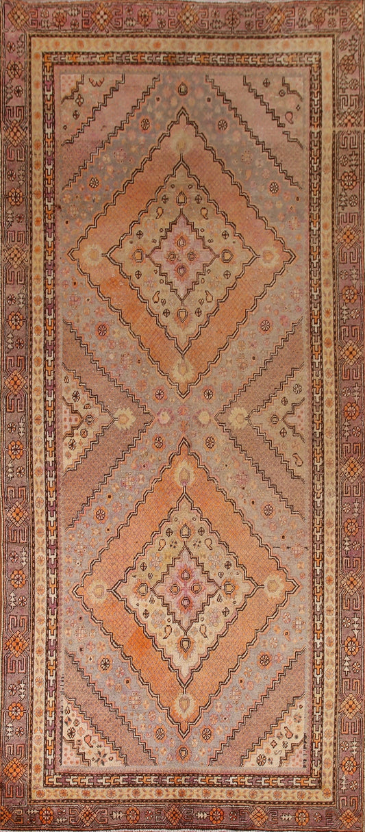 Antique Vegetable Dye Khotan Oriental Area Rug 6x12