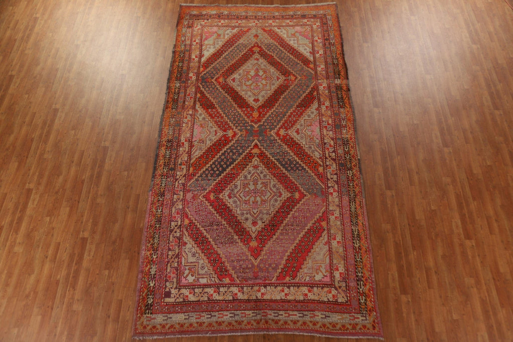 100% Vegetable Dye Antique Khotan Oriental Area Rug 7x13