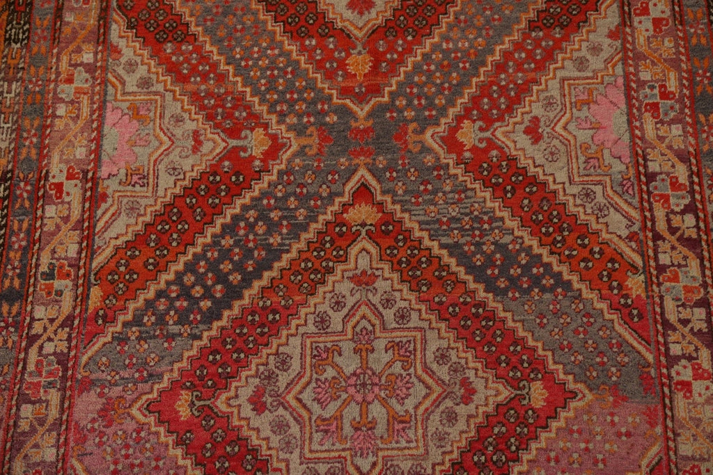 100% Vegetable Dye Antique Khotan Oriental Area Rug 7x13