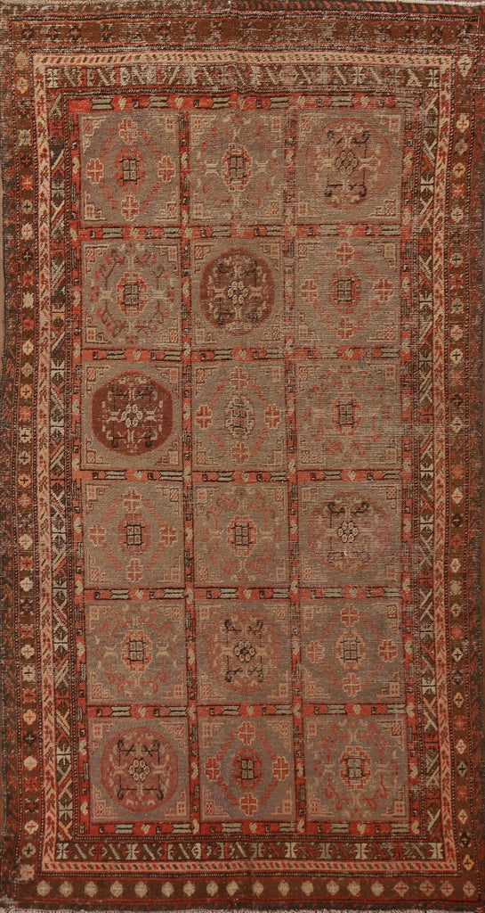 100% Vegetable Dye Antique Khotan Oriental Area Rug 6x10