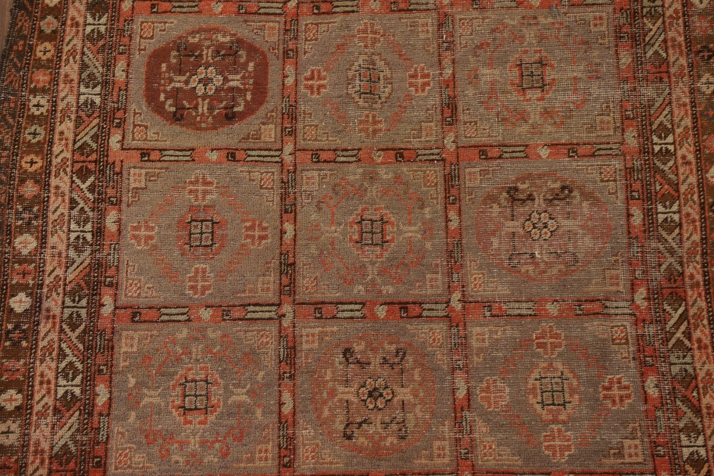 100% Vegetable Dye Antique Khotan Oriental Area Rug 6x10