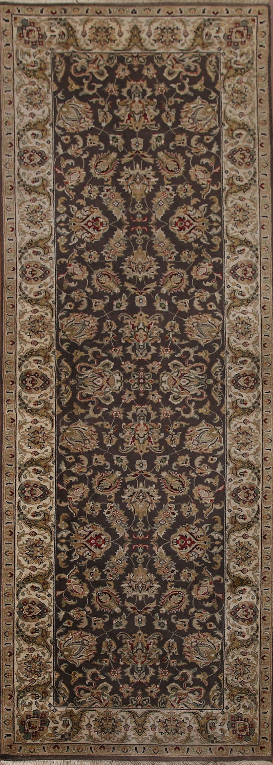 Chobi Peshawar Oriental Runner Rug 3x8