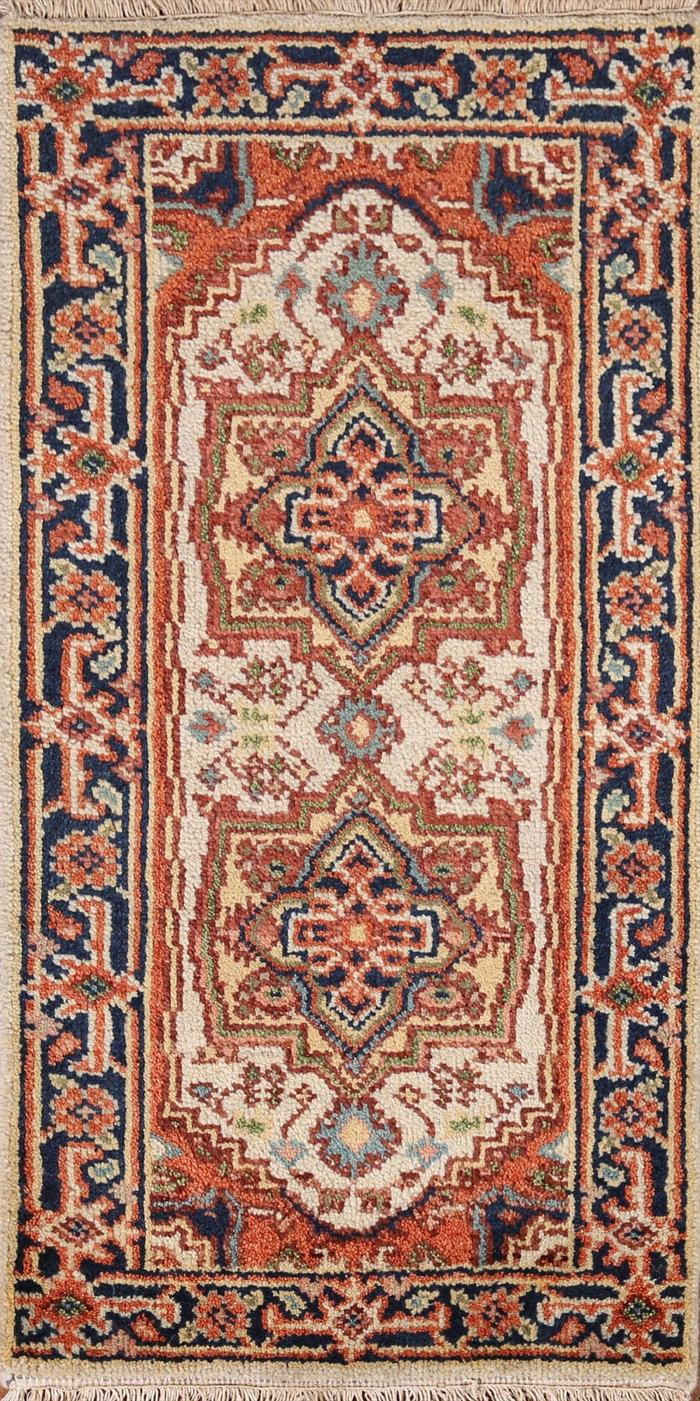 Handmade Heriz Serapi Oriental Area Rug 2x4