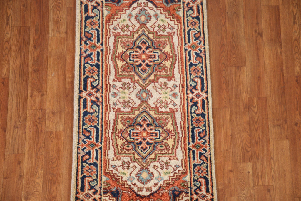 Handmade Heriz Serapi Oriental Area Rug 2x4