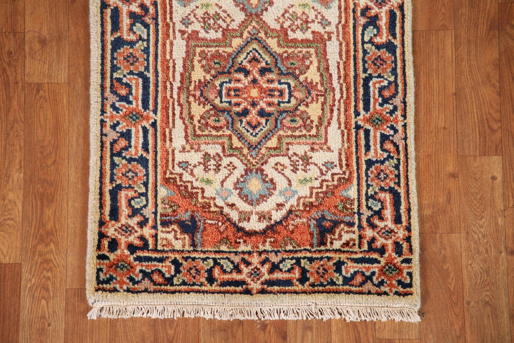 Handmade Heriz Serapi Oriental Area Rug 2x4