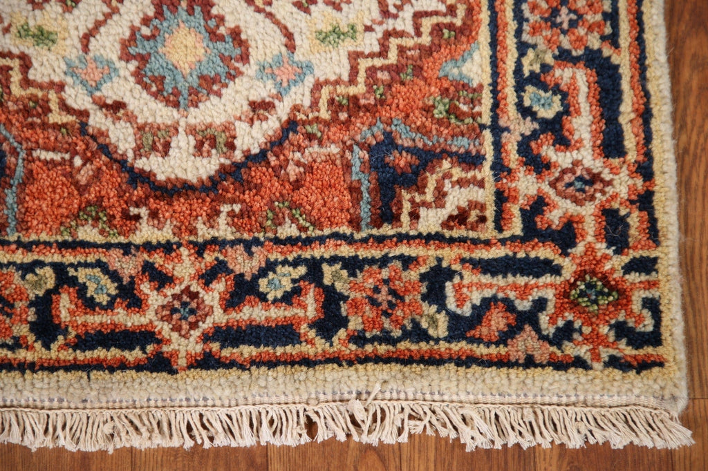 Handmade Heriz Serapi Oriental Area Rug 2x4