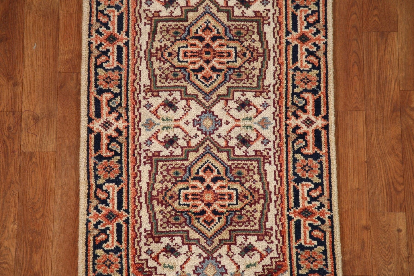 Geometric Heriz Serapi Oriental Rug 2x4