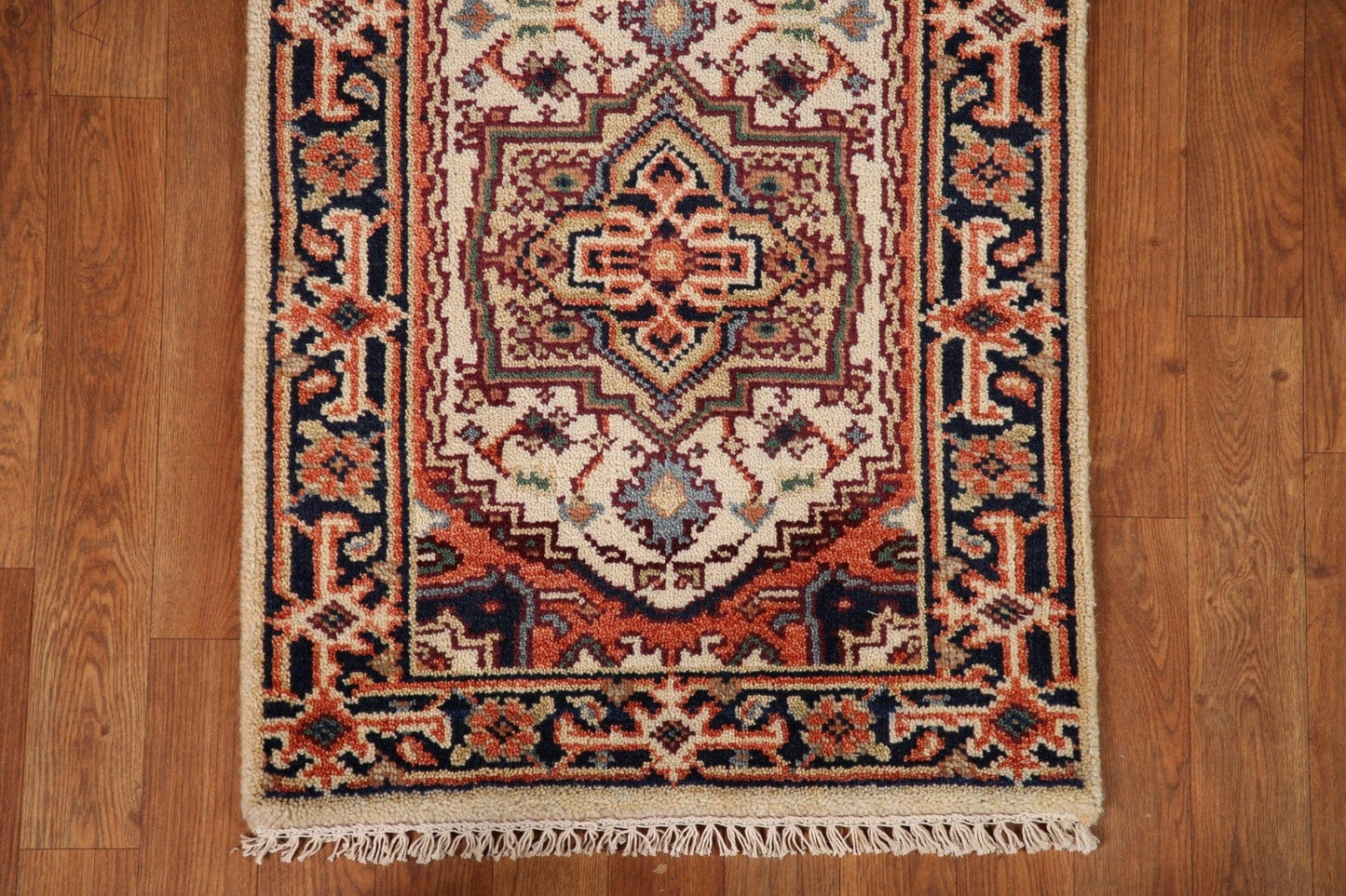 Geometric Heriz Serapi Oriental Rug 2x4