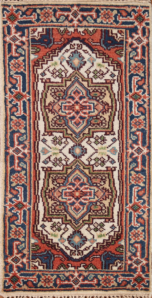 Geometric Heriz Serapi Oriental Rug 2x4