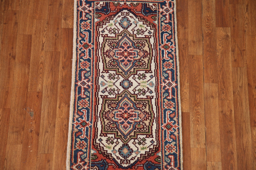 Geometric Heriz Serapi Oriental Rug 2x4