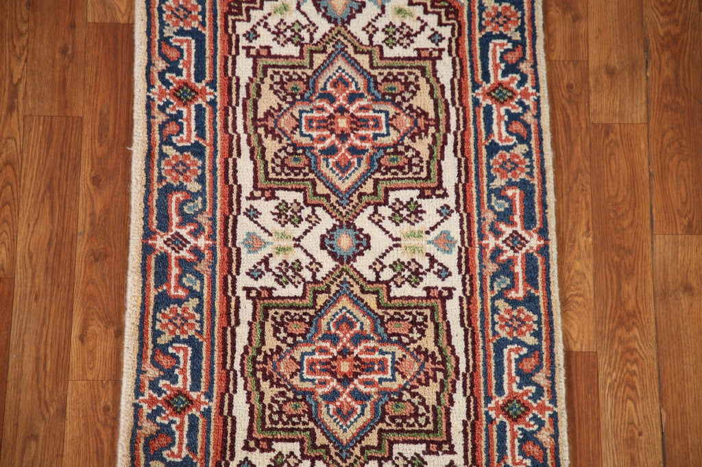 Geometric Heriz Serapi Oriental Rug 2x4