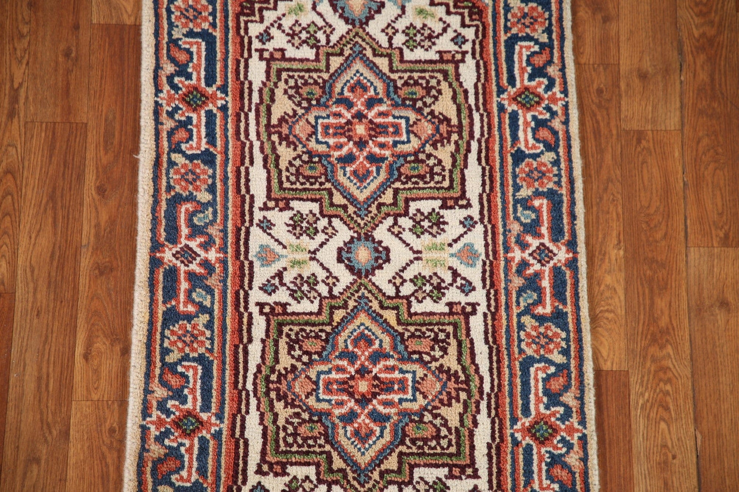 Geometric Heriz Serapi Oriental Rug 2x4