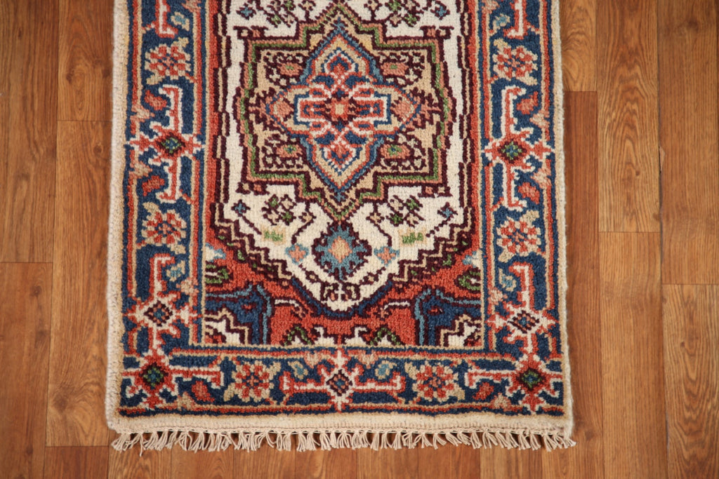 Geometric Heriz Serapi Oriental Rug 2x4