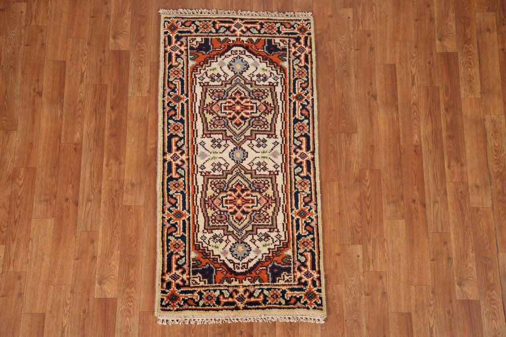 Handmade Heriz Serapi Oriental Rug 2x4