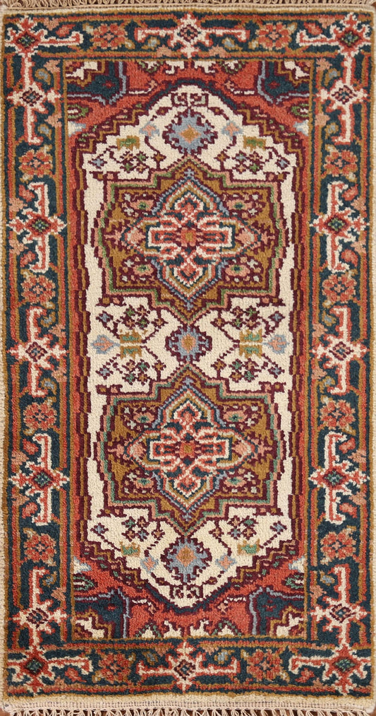 Geometric Heriz Serapi Oriental Area Rug 2x4