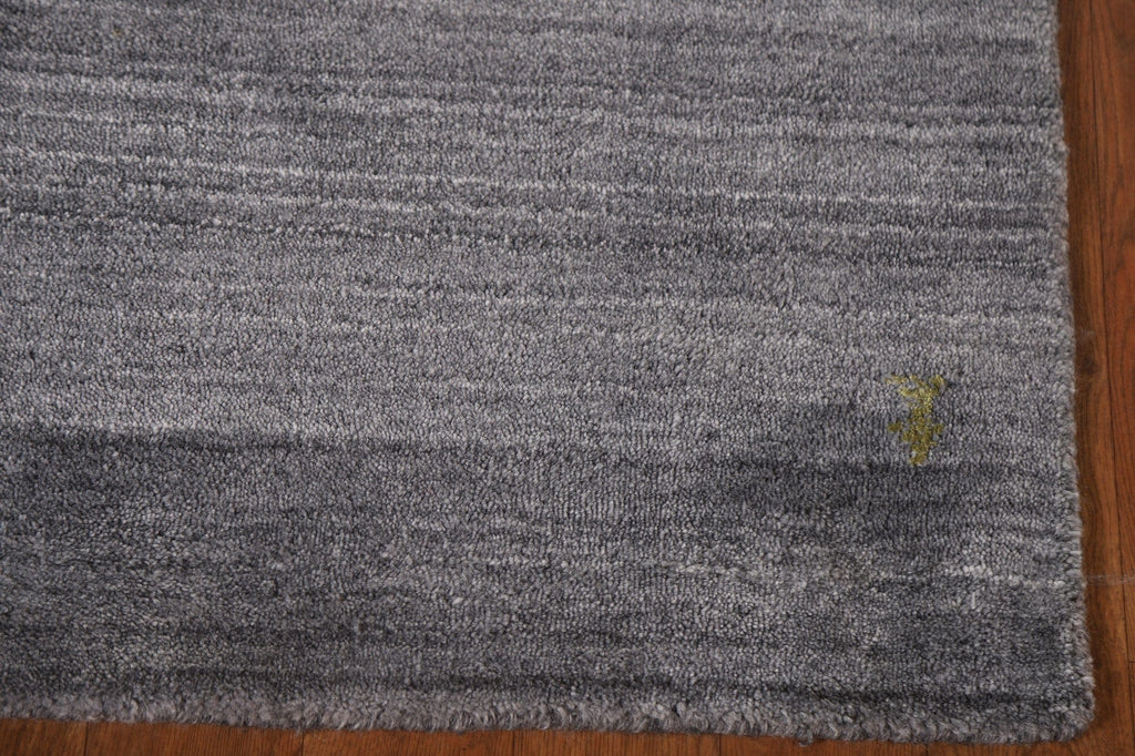 Gray Wool Gabbeh Oriental Rug 3x4