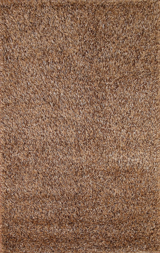 Plush Shaggy Contemporary Area Rug 5x8