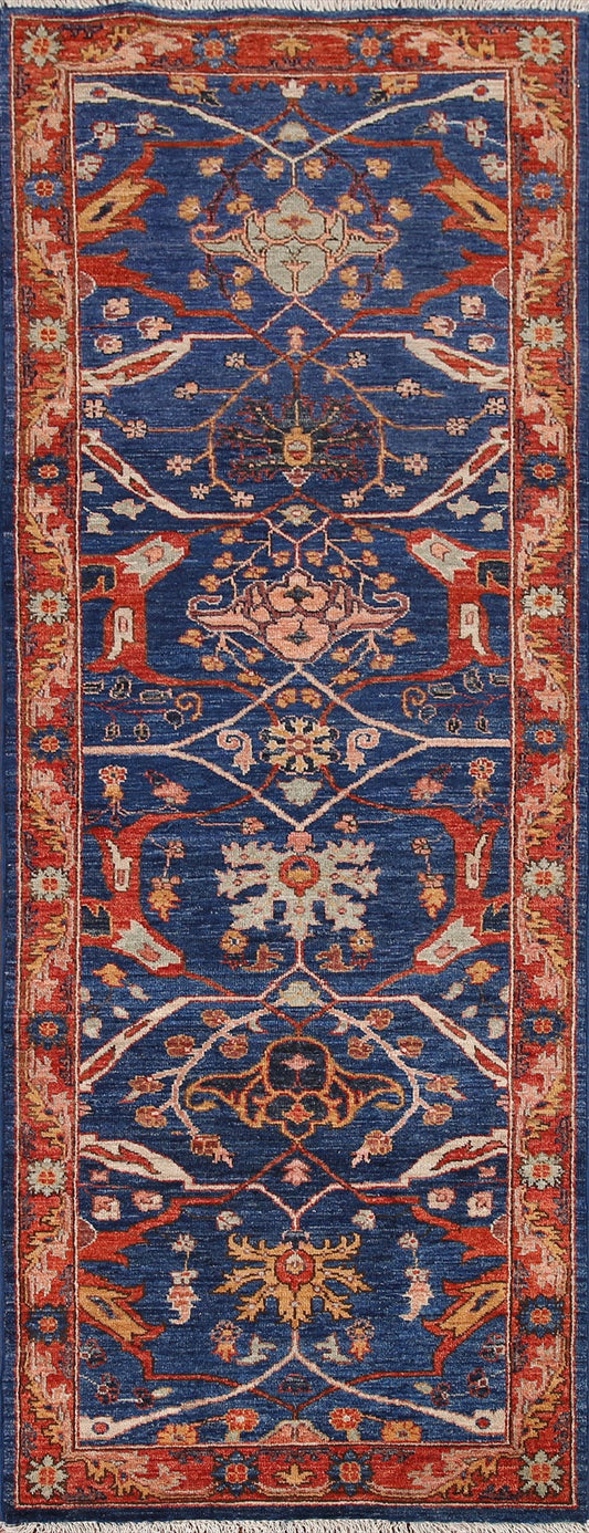 Vegetable Dye Ziegler Oriental Runner Rug 2x7