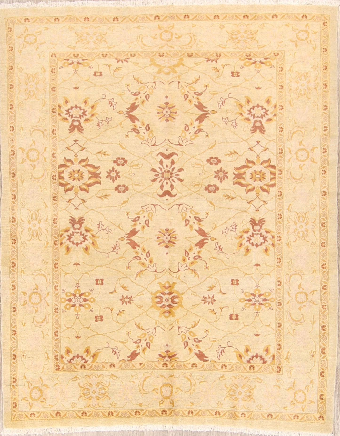 6x8 Oushak Peshawar Oriental Area Rug