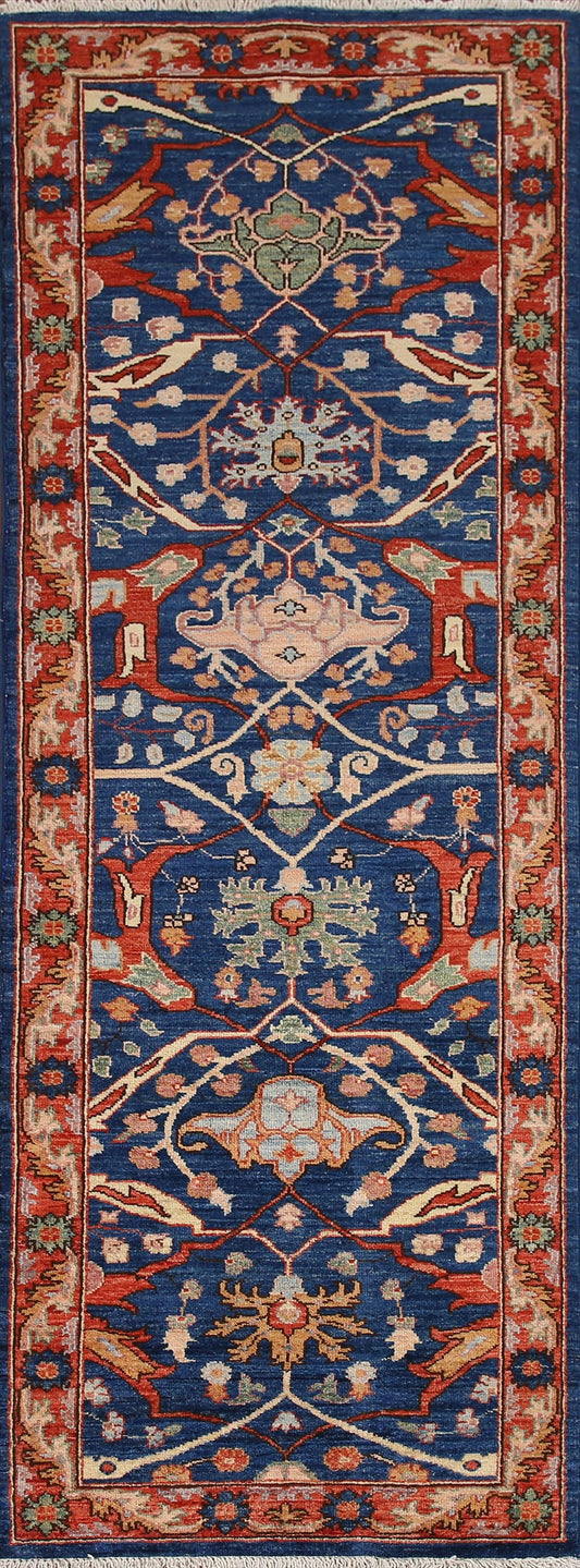 Vegetable Dye Ziegler Oriental Runner Rug 2x8