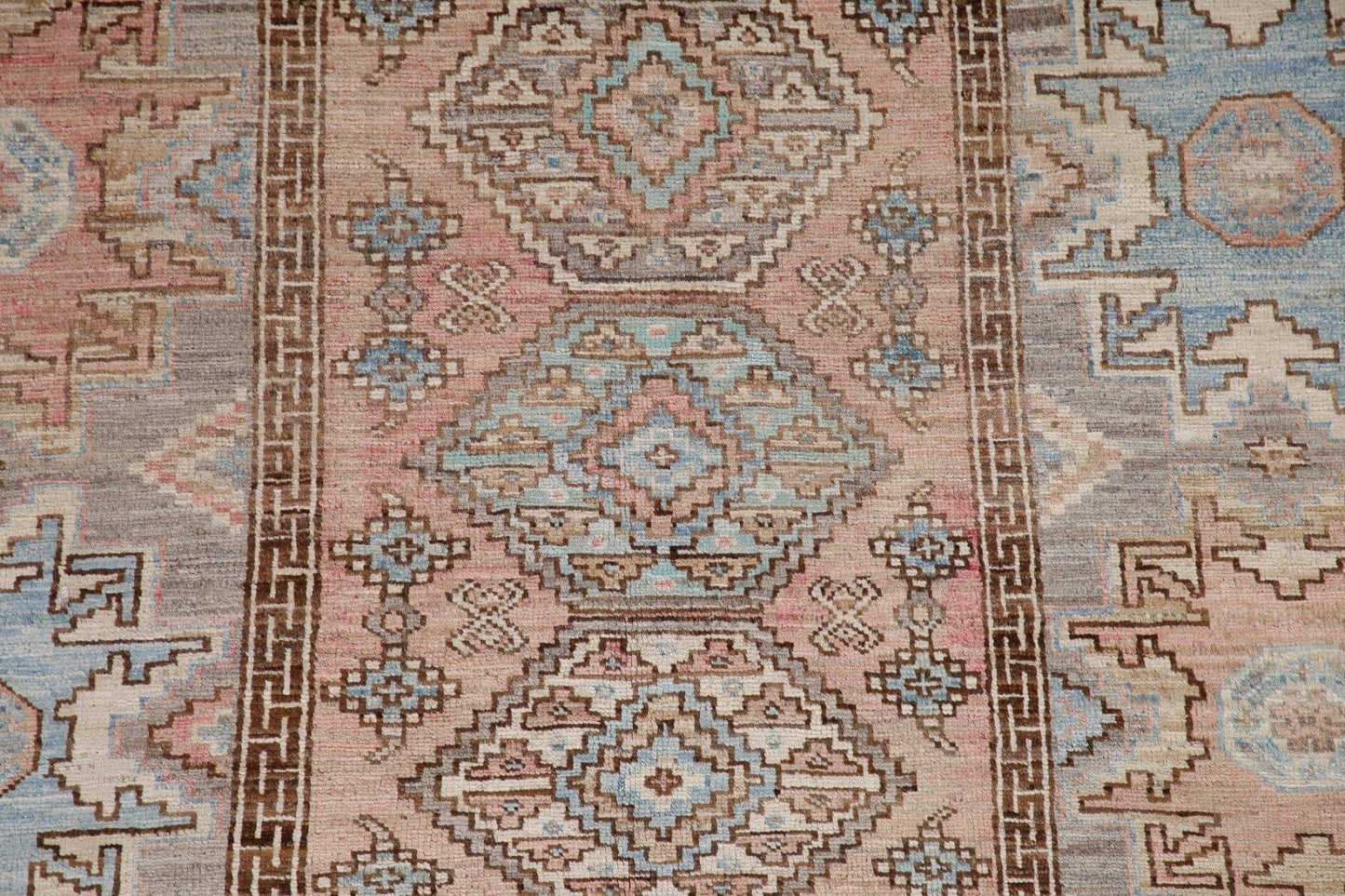 Vegetable Dye Oushak Turkish Area Rug 5x6