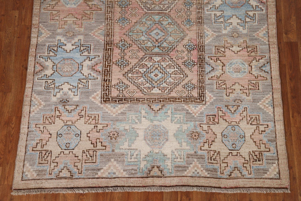 Vegetable Dye Oushak Turkish Area Rug 5x6