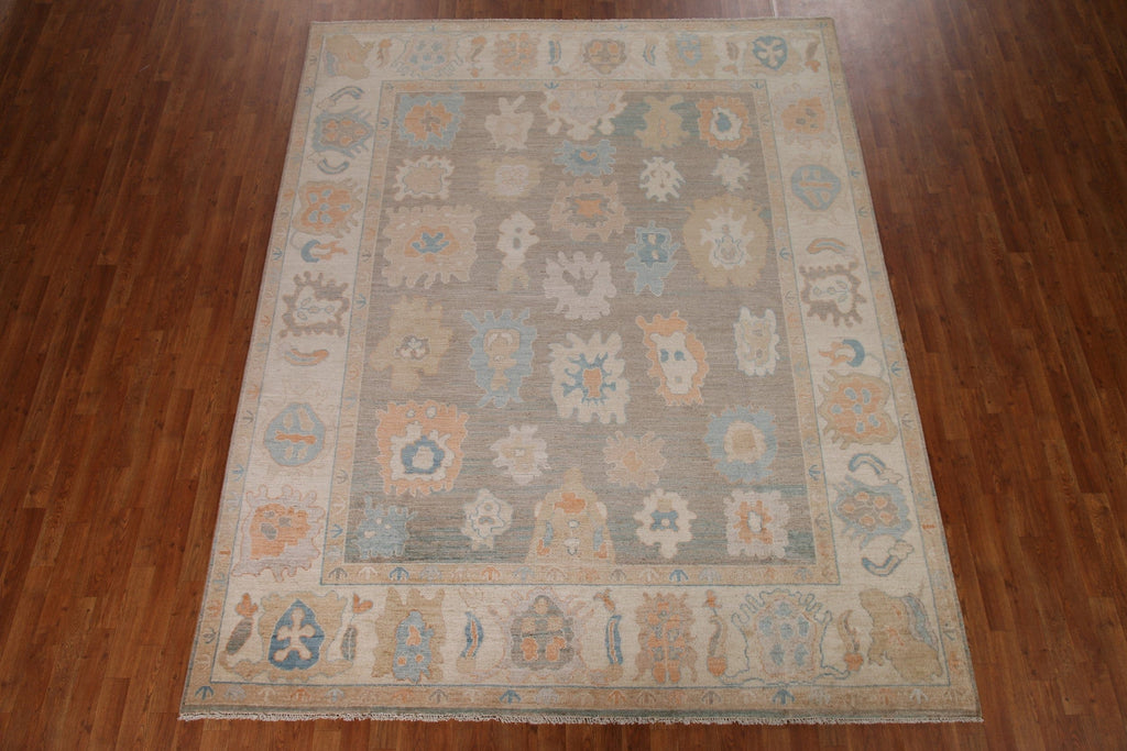 Vegetable Dye Oushak Turkish Area Rug 8x10