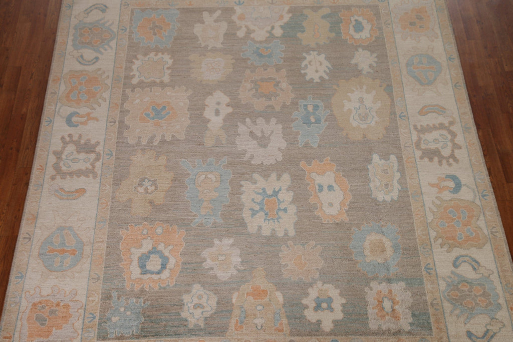 Vegetable Dye Oushak Turkish Area Rug 8x10