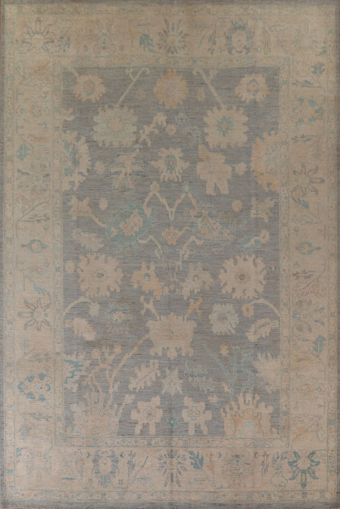 Vegetable Dye Oushak Turkish Area Rug 9x12