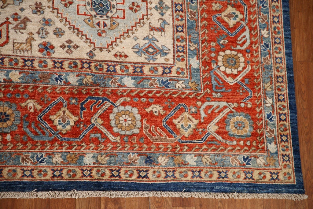 Vegetable Dye Yalameh Oriental Area Rug 10x13