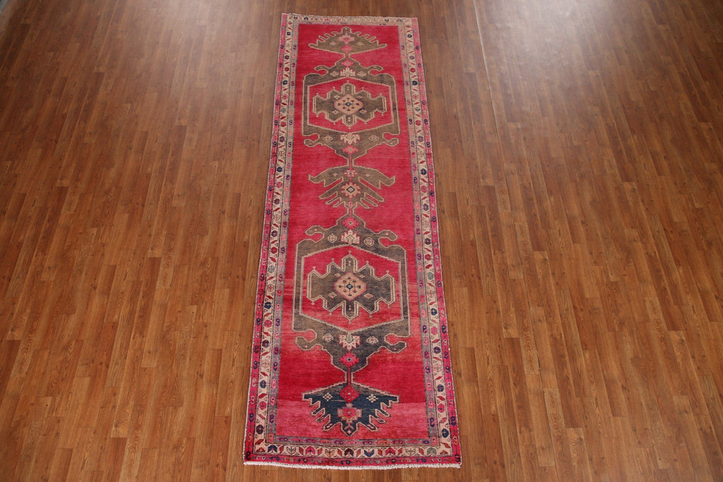 Handmade Ardebil Persian Runner Rug 4x11