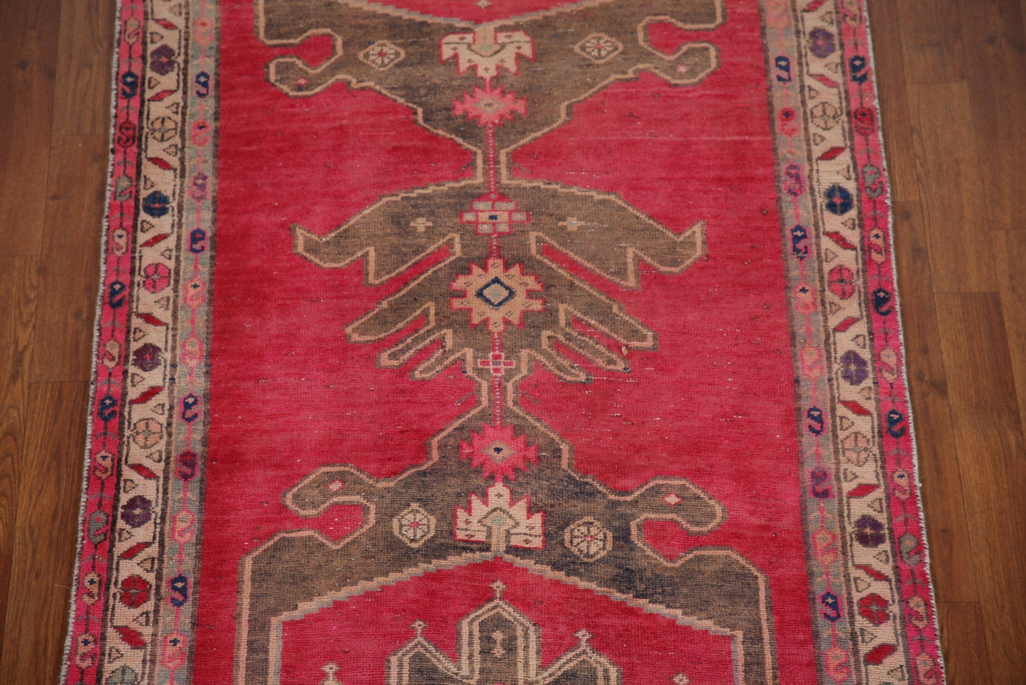 Handmade Ardebil Persian Runner Rug 4x11