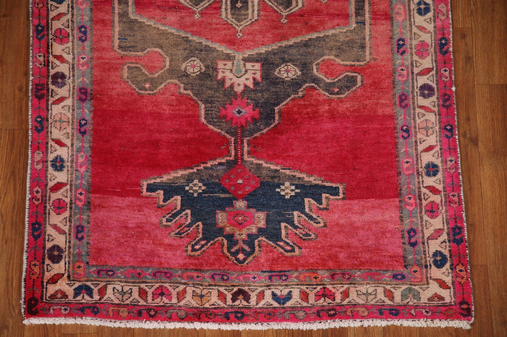 Handmade Ardebil Persian Runner Rug 4x11