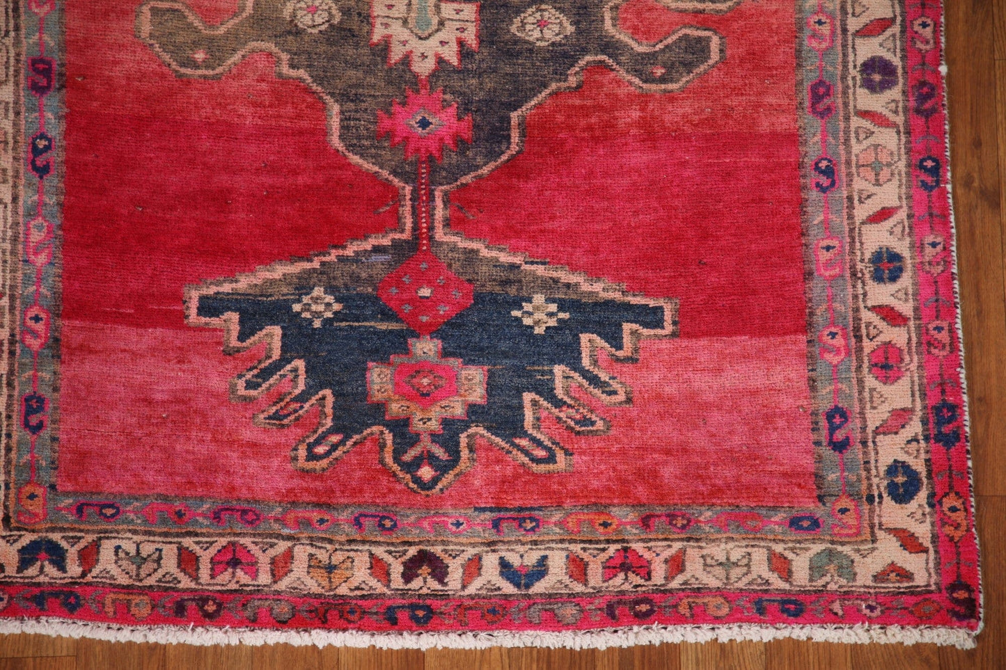 Handmade Ardebil Persian Runner Rug 4x11