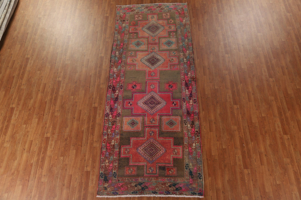 Vintage Ardebil Persian Runner Rug 5x12