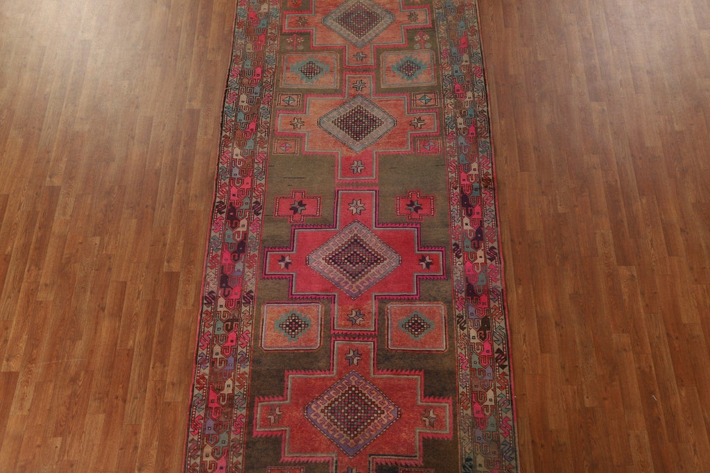 Vintage Ardebil Persian Runner Rug 5x12