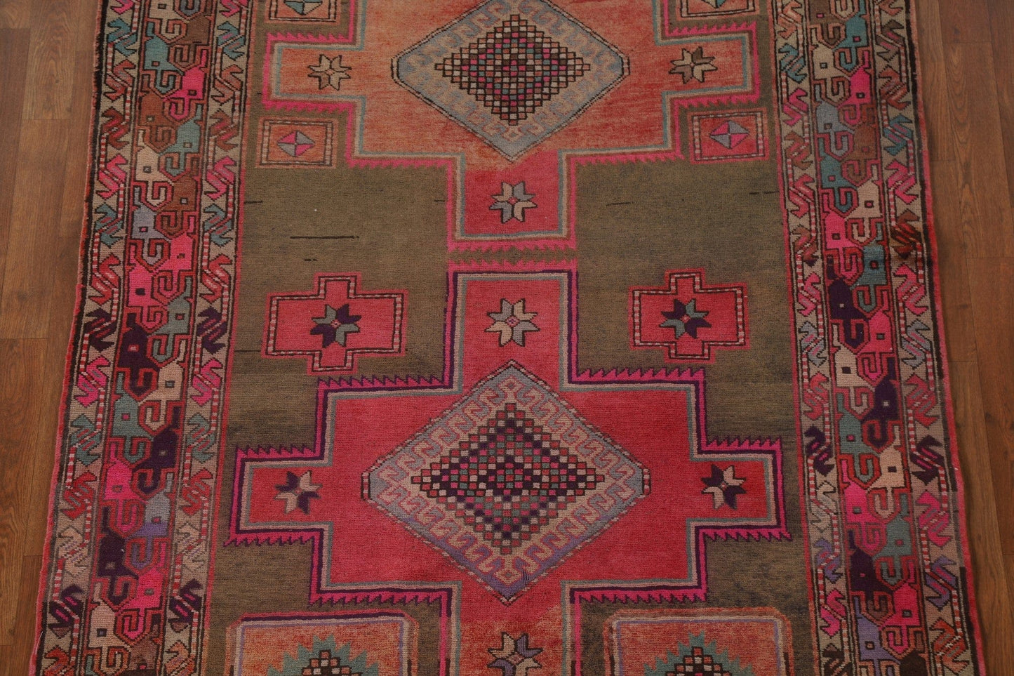 Vintage Ardebil Persian Runner Rug 5x12