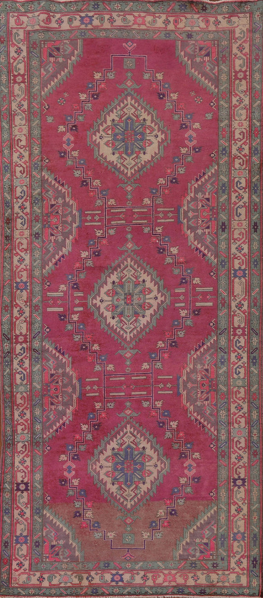 Vintage Tabriz Persian Runner Rug 4x11