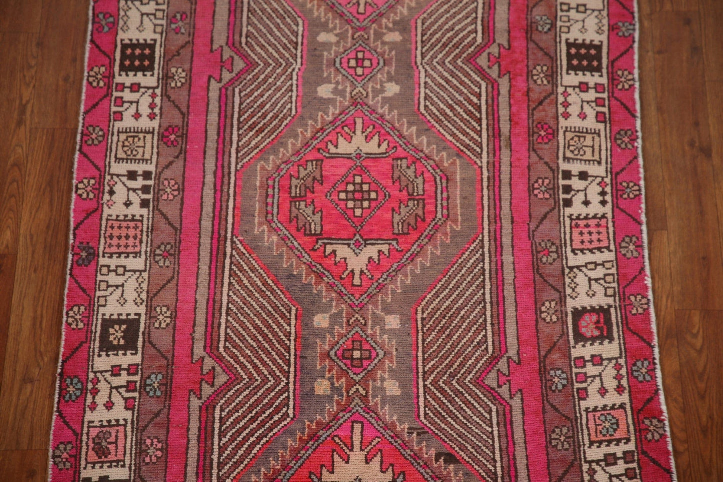 Vintage Ardebil Persian Runner Rug 3x10