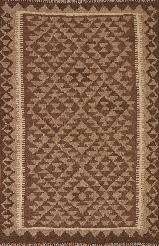 Kilim Reversible Wool Area Rug 3x5