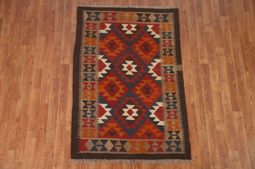 Geometric Kilim Oriental Area Rug 3x5