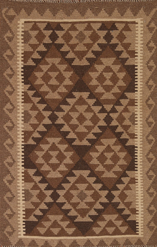 Geometric Kilim Oriental Area Rug 3x5