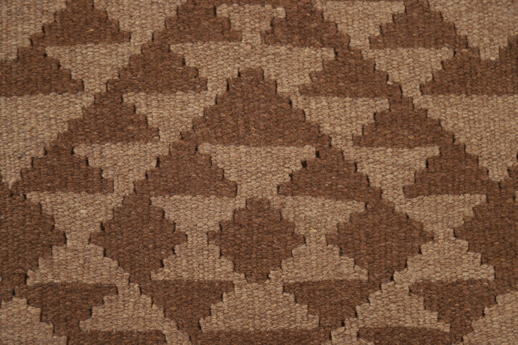 Brown Kilim Reversible Area Rug 3x5