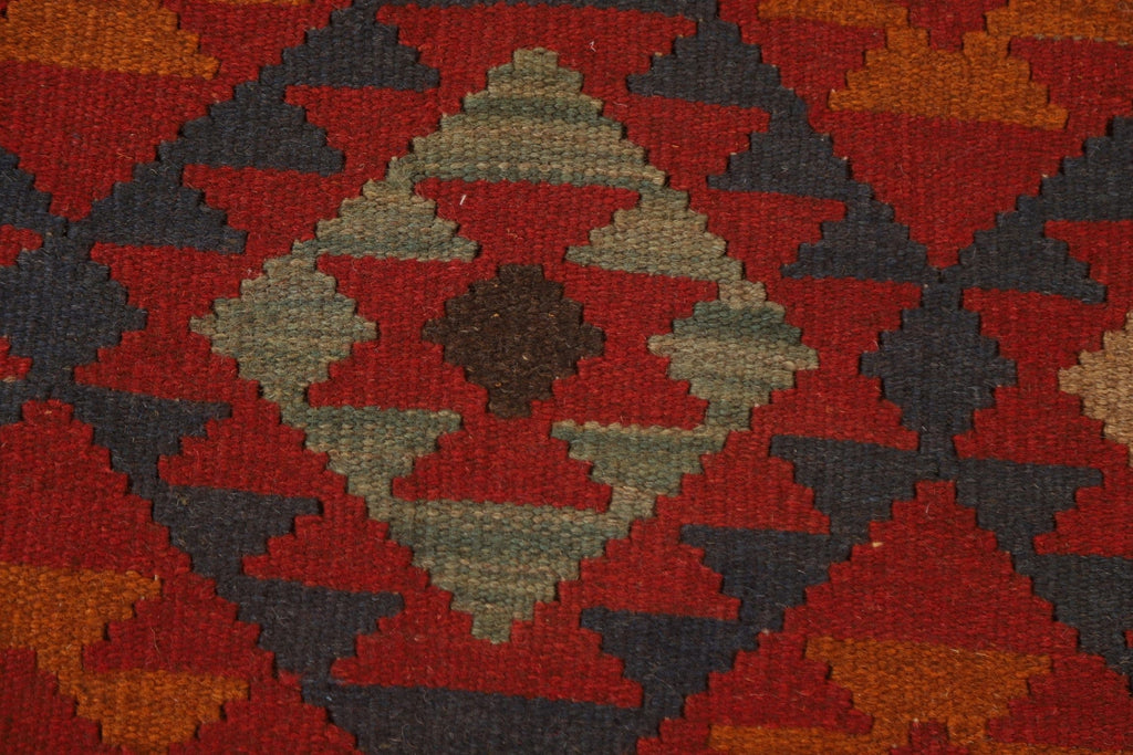 Reversible Wool Kilim Oriental Area Rug 4x6