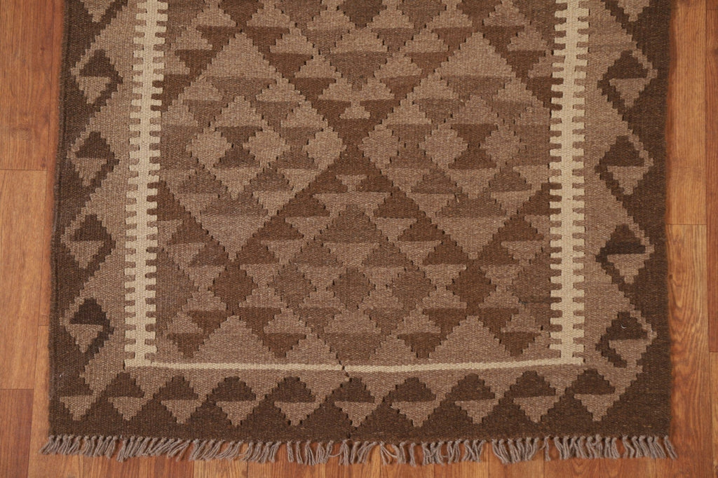 Kilim Reversible Wool Area Rug 3x5